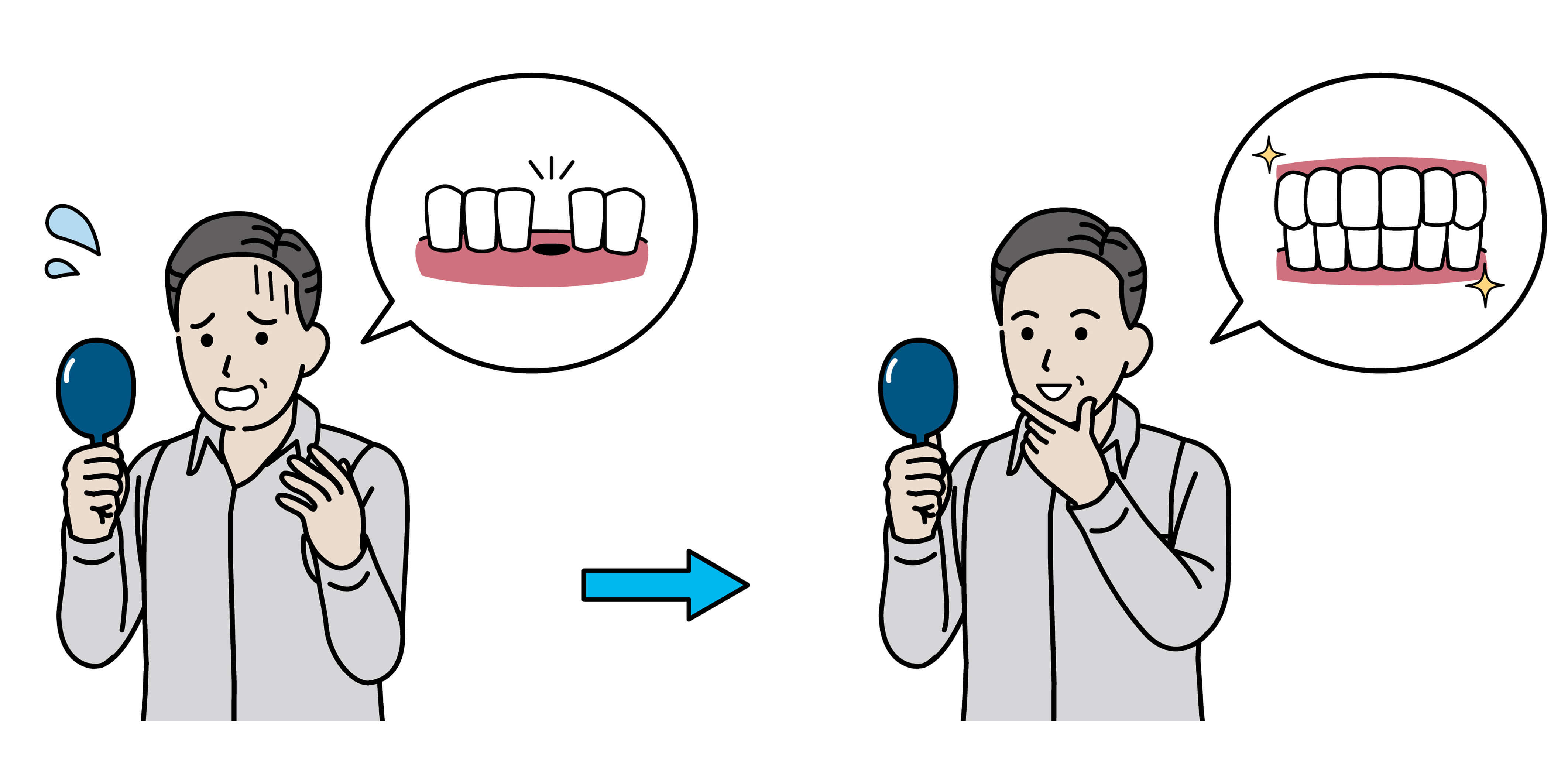 失った歯を取り戻せる