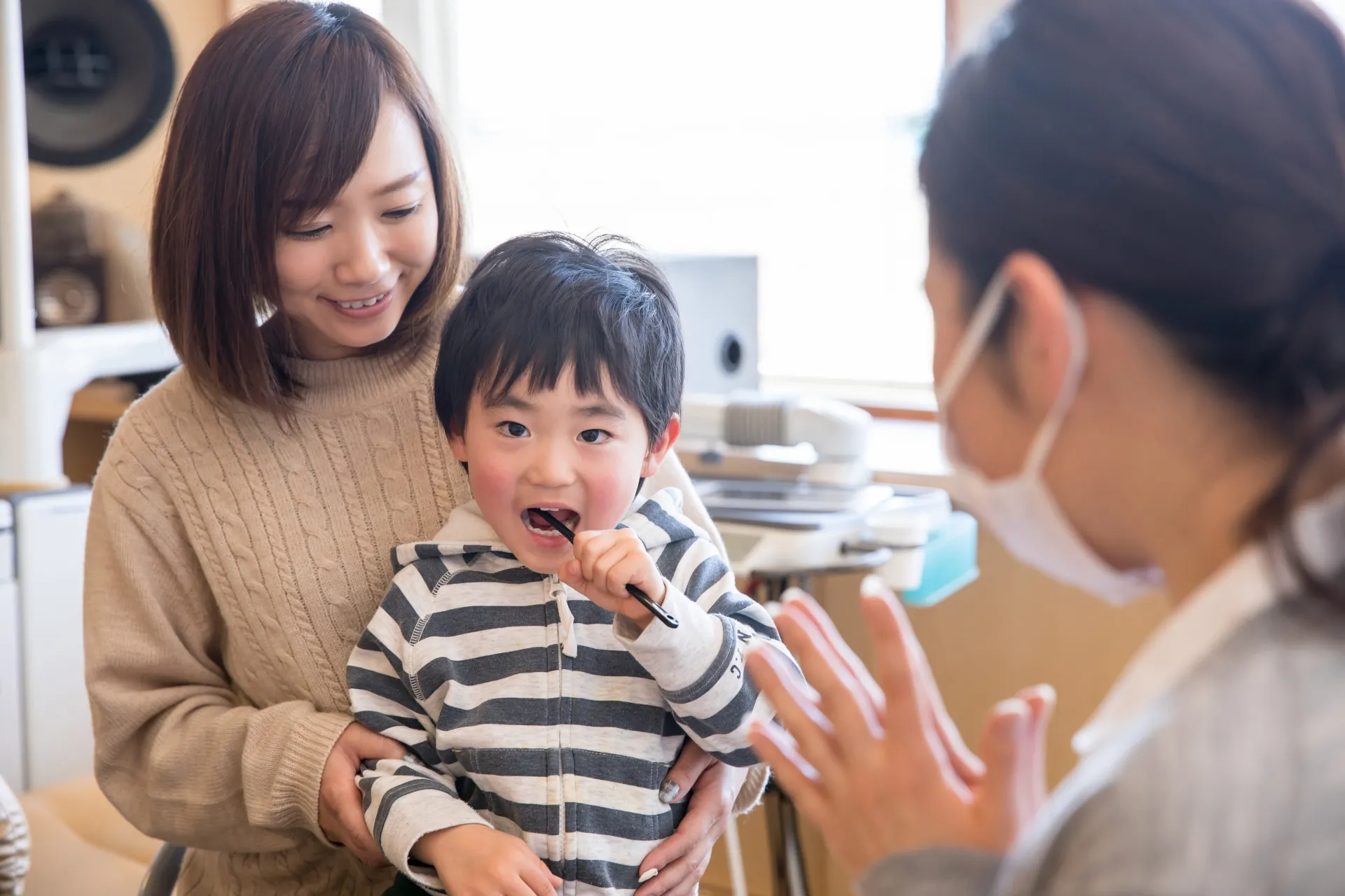 お子様のペースに合わせた無理のない診療